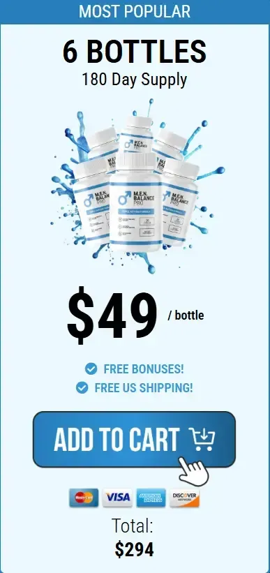 MEN Balance Pro 6 bottles